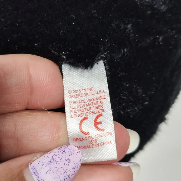 Ty Beanie Boos Freeze Penguin Plush Black White Stuffed Animal 2015 Hang Tag - Picture 9 of 9